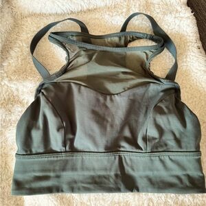 Lululemon size 4 Women's Olive Green Sports Bra
